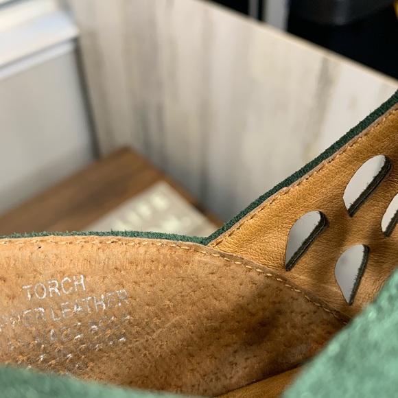 Jeffery Campbell suede mary jane wedges green size - Picture 4 of 8